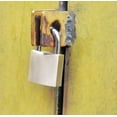 thumbnail image 4 of SURJDE Solid Brass Padlock Keyed Alike with 40mm Wide Body, ¼ Shackle Diameter Pack of 3, 4 of 7