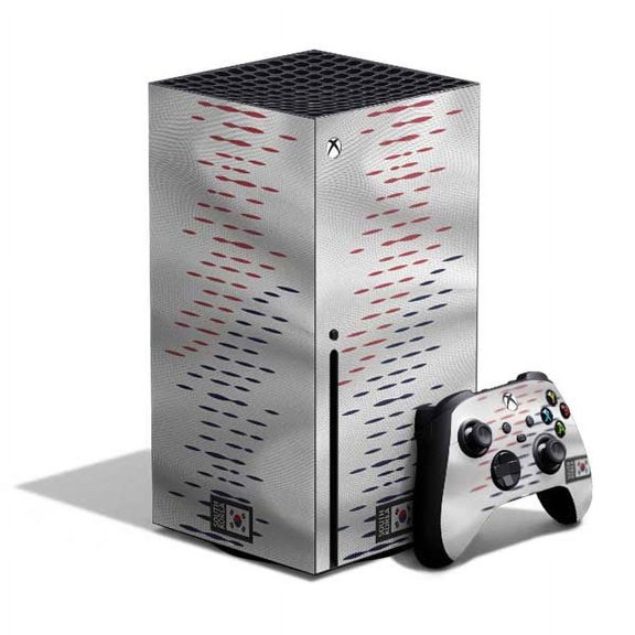 Skinit Countries of the World South Korea Soccer Flag Xbox Series X Bundle Skin