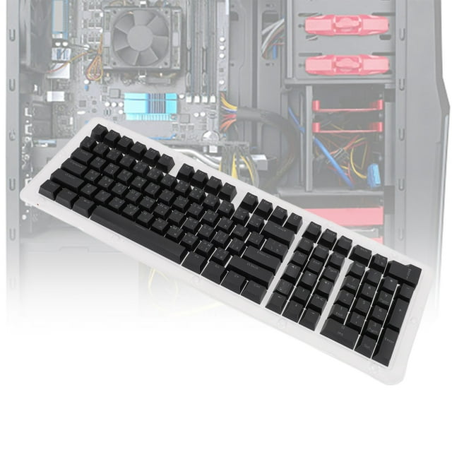 Thai Keyboard Keycaps, 113 Keys, Mechanical Keyboard Keycaps Replacement, Applicable Keyboards for 61, 64, 68, 84, 87, 96, 98, 100, 104, 108 Keyboards, Easy To Replace, for Office