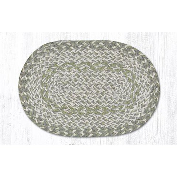 10"x15" Sage Oval Small Placemat