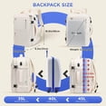 thumbnail image 2 of Mochila XJ-HOME Extra Grande Carry On, 45 L, impermeable, color beige, 2 of 7