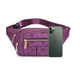 thumbnail image 6 of Women's Waist Bag Oxford Cloth Waterproof Belt Bags Designer Crossbody Chest Bag Female Fashion Fanny Pack Banana Hip Purse, 6 of 10