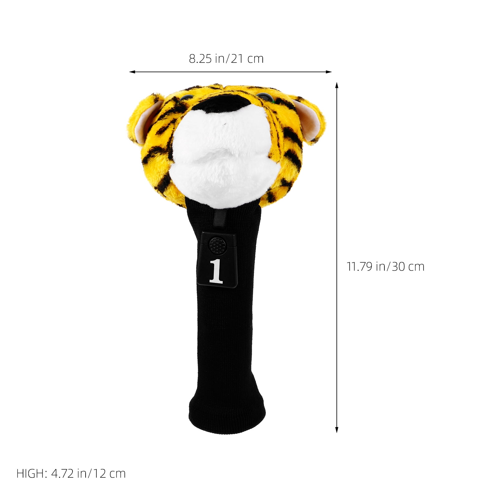 PENIKOKO Yellow Golf Headcover with Extra Padding and Shock Reduction for Driver and Woods