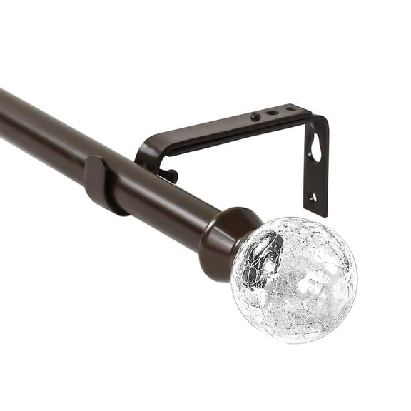 Urbanest Crackle Adjustable Single Curtain Rod