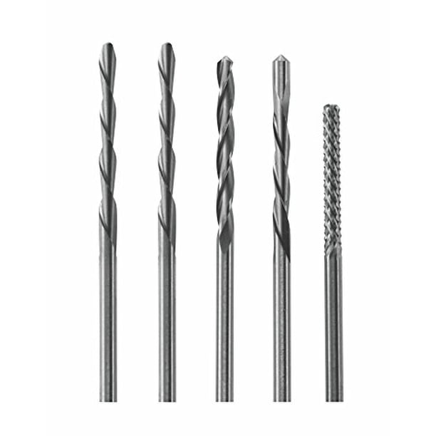 Juego de brocas RotoZip RZ-BITSET1, 5 piezas, mango de 1/8 pulgadas