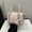 Pink with pendant, variant on 2025 Hand Super Hot Spring/Summer Crossbody Light Luxury Niche Pink New Single Shoulder Female Sensation Women's Bag