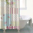 thumbnail image 4 of Pioneer Flower Floral Print Pattern Shower Curtain 72"x84" ,Bathroom Decorative Shower Curtains Set with 12 Hooks,Modern Waterproof Washable Shower Curtain, 4 of 6
