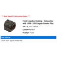 thumbnail image 2 of Front Sway Bar Bushing - Compatible with 2004 - 2009 Jaguar Vanden Plas 2005 2006 2007 2008, 2 of 2