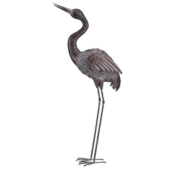 Regal Art &Gift up Bronze Crane Standing Art, 37-Inch