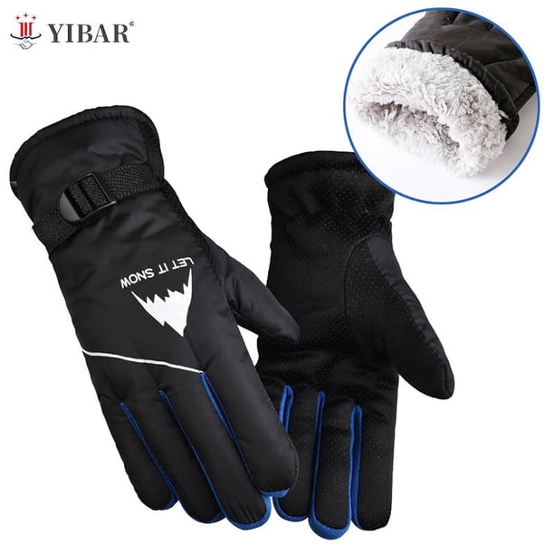 1 Pair Mens Winter Windproof Outdoor Sport Ski Gloves Riding Motorcycle Warm Gloves1pair3 He Qiyong unisex