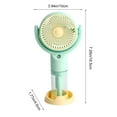 thumbnail image 3 of Portable Fans Under $50, Hwkond Cute Fauna Spray Fan Mini Portable Handheld Cartoonoon Fan Dormitory Usb Rechargeable Desktop Hydration, 3 of 6