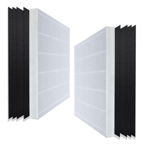 ADDFRESH - C545 Replacement Filter Compatible with Winix C545 Air Purifier - 2 True HEPA Filters and 8 Activated Carbon Filters - Replaces Winix 545 Filter S Part # 1712-0096-00 P150 B151