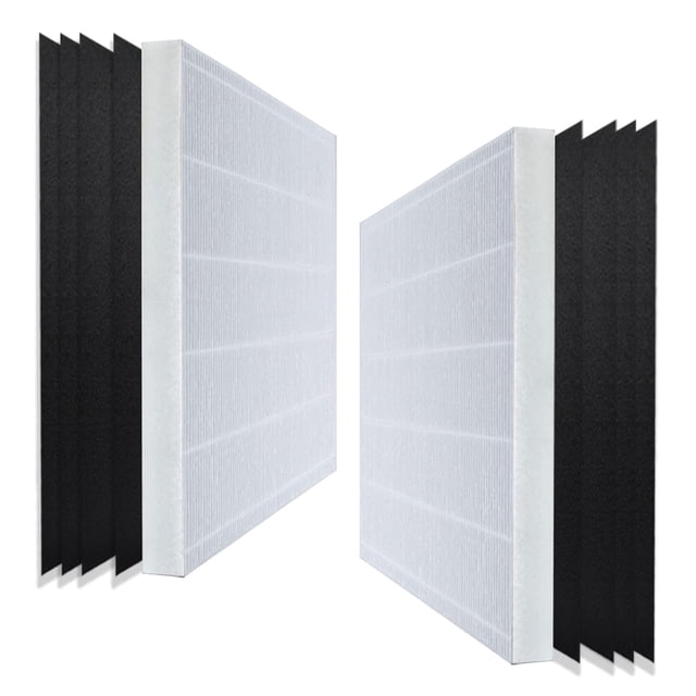 ADDFRESH - C545 Replacement Filter Compatible with Winix C545 Air Purifier - 2 True HEPA Filters and 8 Activated Carbon Filters - Replaces Winix 545 Filter S Part # 1712-0096-00 P150 B151