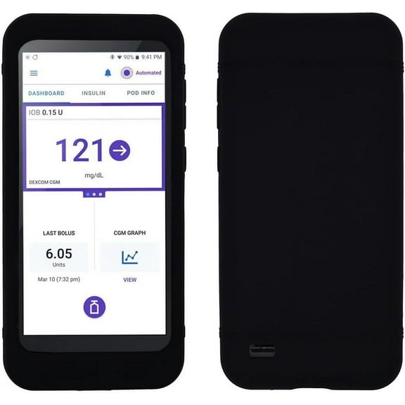 Silicone Soft Case for Omnipod 5 (Black)