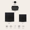 thumbnail image 2 of Stone Lain Grace Stoneware 12 Piece Dinnerware Set, Service for 4, Matte Black, 2 of 8