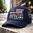 thumbnail image 4 of Mnuaqn 250 Anniversary USA Hat, Embroidered Adjustable 250th Anniversary 1776-2026 Commemorative Baseball Cap for Honoring Patriot, 4 of 4