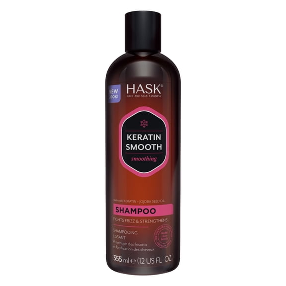 Hask Keratin Smoothing Shampoo, 12 fl oz - 2 Pack