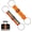 orange, variant on Multi Use Strong Adjustable Luggage Connector Straps for Suitcases,Flexible Luggage Accessories Elastic Fastening Bag Strap