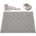thumbnail image 1 of Alfombrilla para arena para gatos de 60x40 cm, alfombrilla para bandeja sanitaria para gatos de PVC antideslizante, 1 of 4
