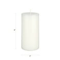 thumbnail image 2 of Mega Candles 1 pc Unscented White Round Pillar Candle, Hand Poured Premium Wax Candles 3 Inch x 6 Inch, Home Décor, Wedding Receptions, Baby Showers, Birthdays, Celebrations, Party Favors & More, 2 of 2