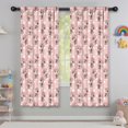 thumbnail image 5 of Blackout Kids Curtains,Pink Cow Strawberry Hat Pattern Childrens Insulated Curtains Set Of 2,Bedroom Essentials,Toddler Room Decor 42x63in(106x160cm), 5 of 5