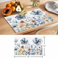 thumbnail image 6 of Spring Floral Placemats Set of 4, Pastoral Blue Wildflowers Plants Non-Slip Place Mats Washable Table Mats for Kitchen Dining Table Decorations Indoor/Outdoor, 6 of 9