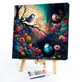 thumbnail image 2 of Kit de pintura por números DIY flor pájaro aceite arte imagen artesanía decoración de pared (H684) FLhrweasw Nuevo, 2 of 9