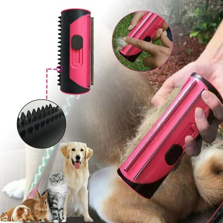 Pet Hair Remover Roll, Pet Dog Cat Hair Removal Brush Multifunctional Comb Dandruff Hair Comb Pet Rolls The Comb | Walmart Canada