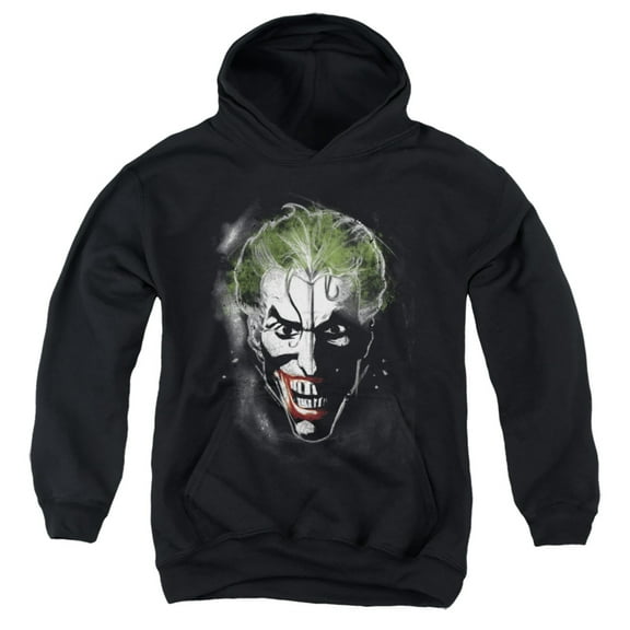 Batman - Face Of Madness - Youth Hooded Sweatshirt - Medium