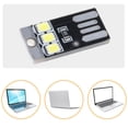 thumbnail image 6 of 5Pcs Pocket Card USB Power LED Keychains Night Light 0.2W USB LED Bulb Book Light for Laptop Powerbank Night, 6 of 9