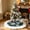 Green, variant on Plushy Snowflake-Patterned Patchwork Christmas Tree Skirt Christmas Tree Mat Christmas Scene Decorations