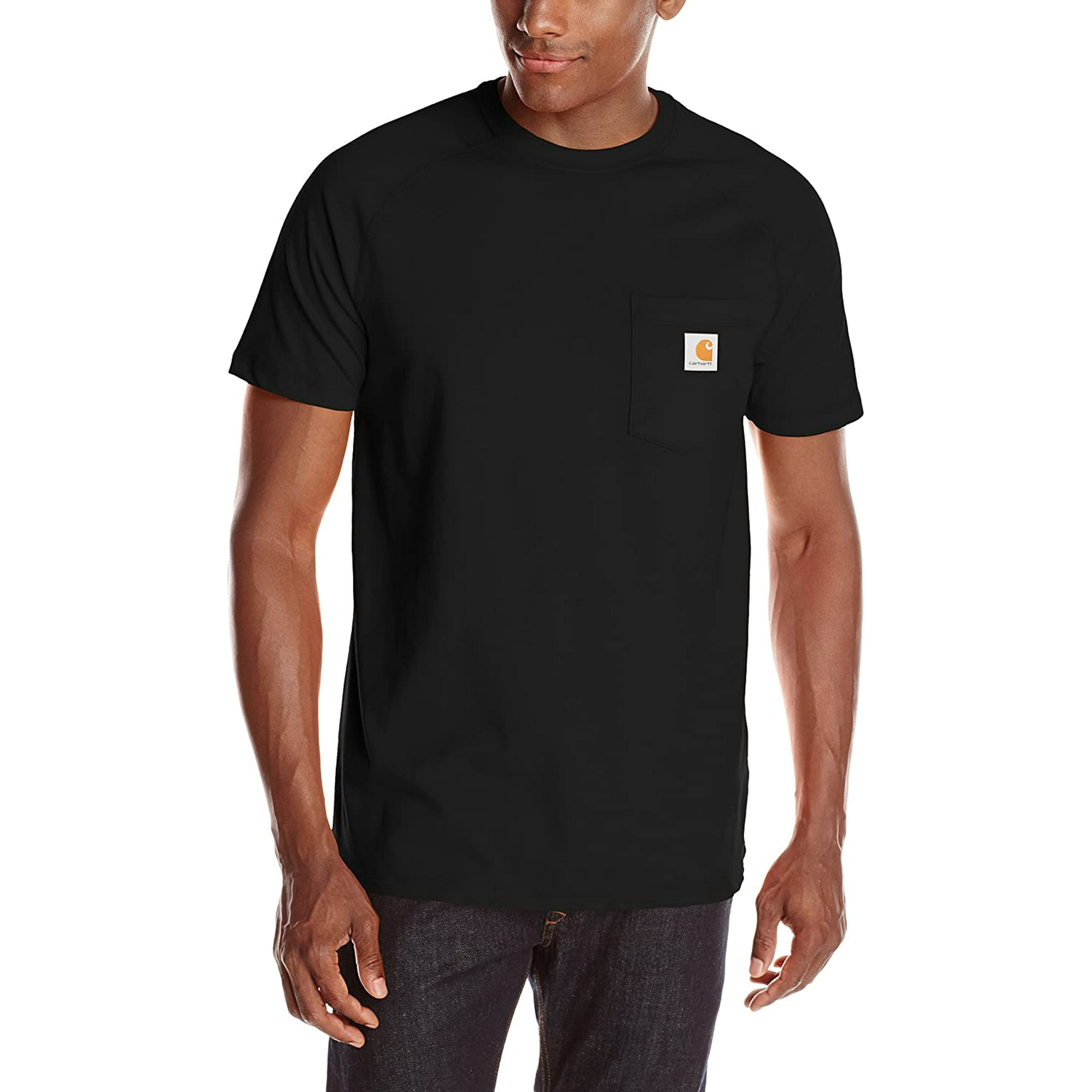Force Cotton Short Sleeve T-Shirt Relaxed Fit,Black,XX-Large | Walmart Canada