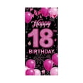thumbnail image 3 of Klonfd 18th Birthday Banner Yard Sign Photo Prop Background For Girls' Birthday Party, 3 of 4