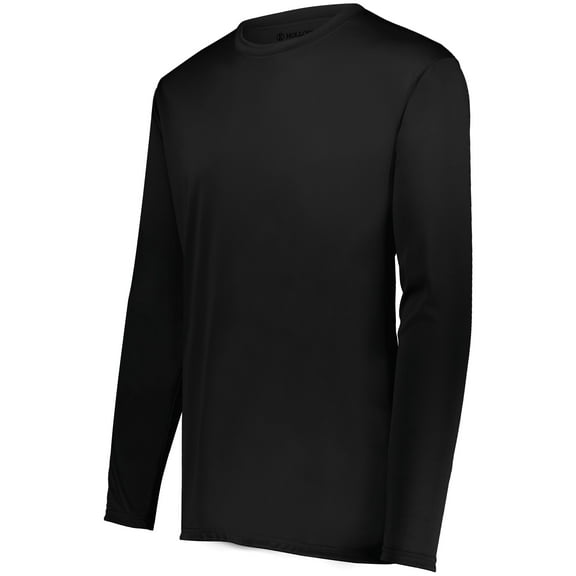 Holloway Sportswear L Boys Momentum Long Sleeve Tee Black 222823