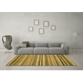 thumbnail image 3 of Ahgly Company Indoor Rectangle Abstract Brown Modern Area Rugs, 7' x 9', 3 of 4