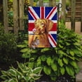 thumbnail image 2 of Carolines Treasures LH9477GF Vizsla with English Union Jack British Flag Garden Flag Garden Size multicolor, 2 of 2