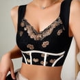 thumbnail image 2 of Brasier Sujetador de Encaje con Espalda Descubierta para Mujer, sin Tirantes, Ajustado, Ajustable y Fruncido, Talla Grande, 2025 Extra Grande, 2 of 4