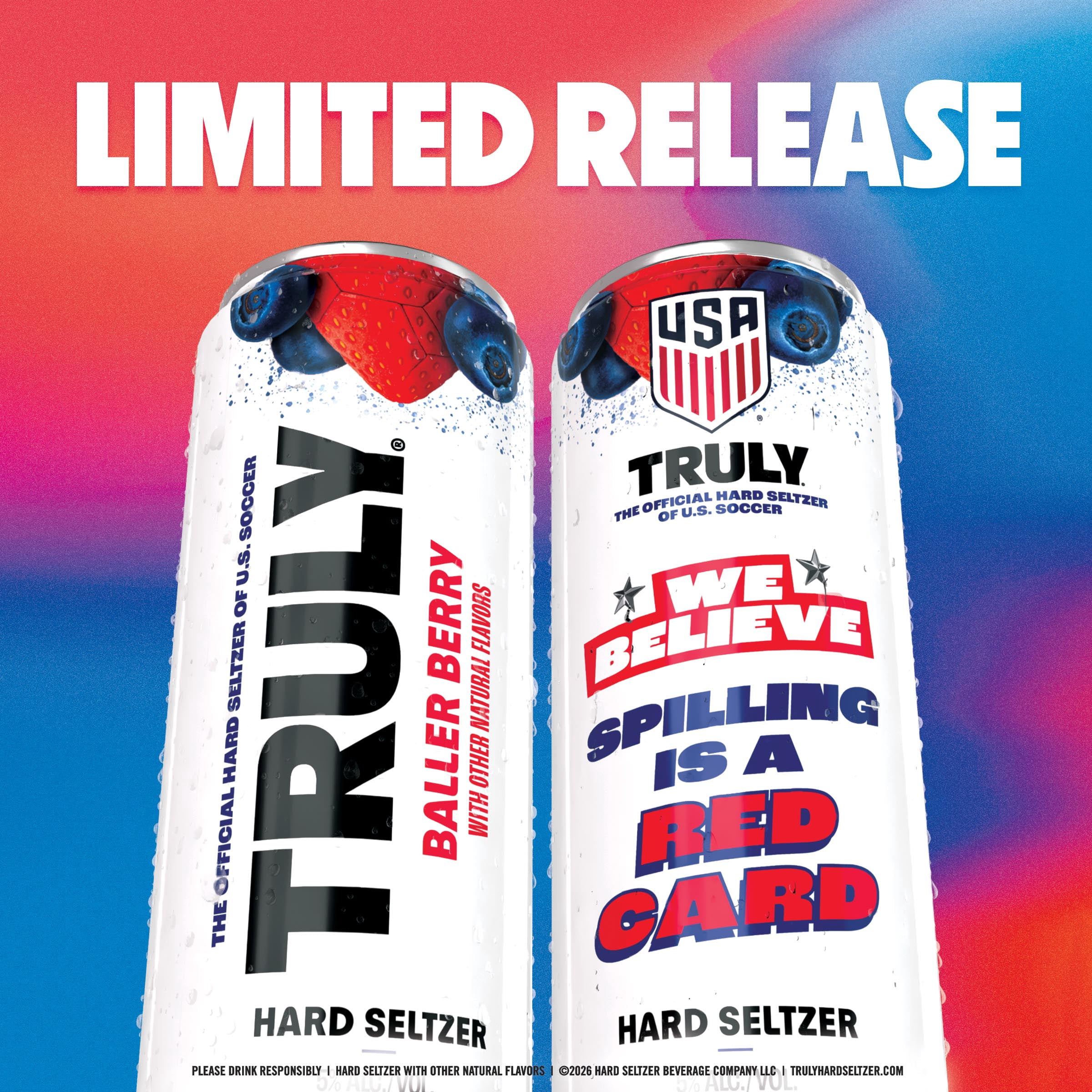 Truly Hard Seltzer Party Pack Variety, 24 Pack, 12 fl oz Cans, 5% ABV
