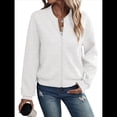 thumbnail image 3 of Chaqueta Informal de Mujer con Cuello Alto y Cremallera, Ideal para Otoño. Conjuntos con Bolsillos. L, 3 of 9