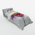 thumbnail image 3 of Ambesonne Watercolor Bedding Set 4 Pcs, Chrysanthemum Flower, Queen, Multicolor, 3 of 3