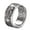 Silver, variant on Men Ring Vintage Carving Mantra Scripture Adjustable Bring Luck Wealth Birthday Gift Male Chinese Feng Shui Pixiu Finger Ring Retro Jewelry