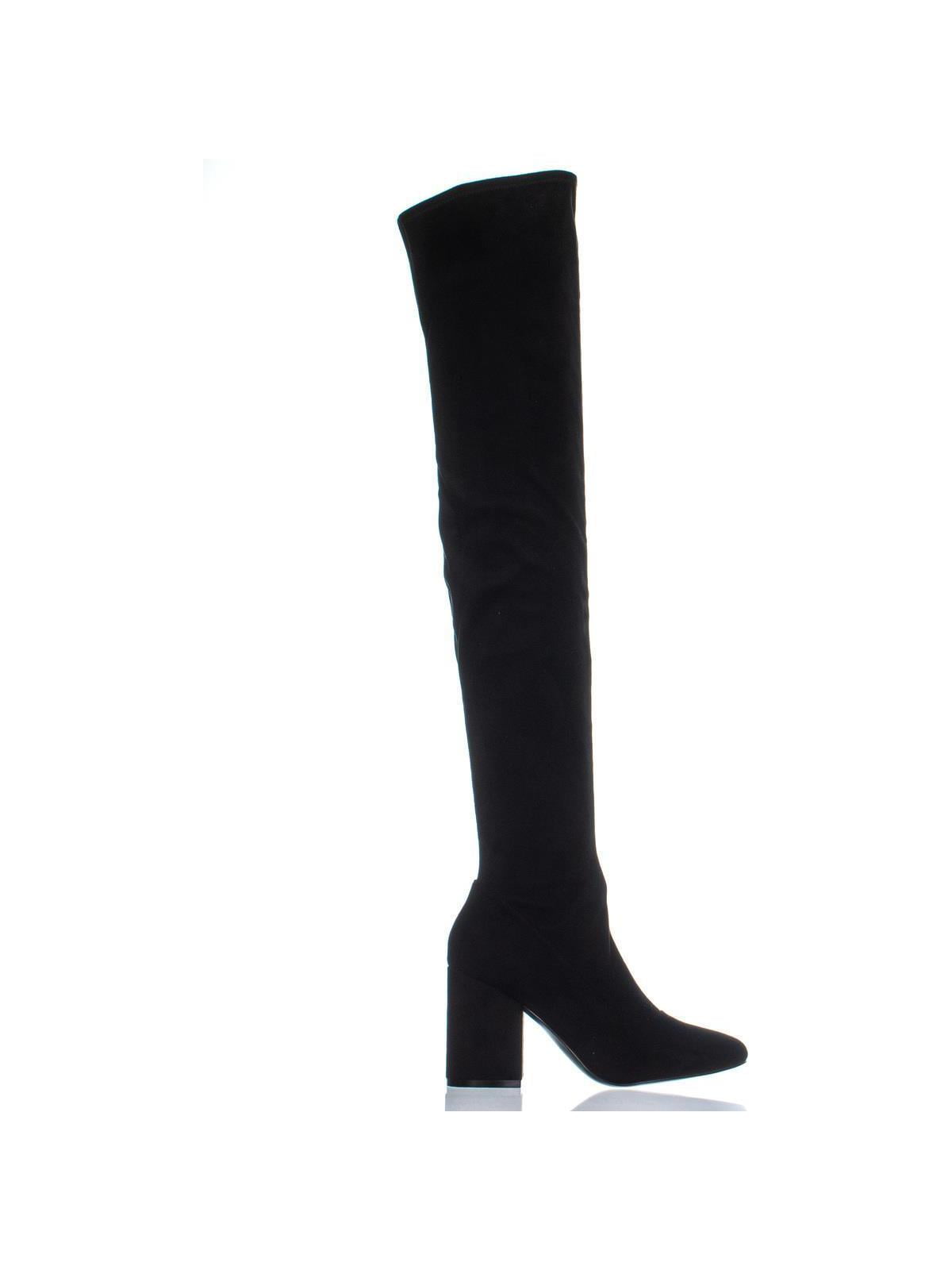 Womens Marc Fisher Praye Over The Knee Boots Black Walmart