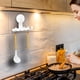 thumbnail image 3 of Gancho con ventosa, estante de baño sin perforaciones, estructura metálica, portátil, resistente, para cocina o dormitorio,Wsvlmg, 3 of 7