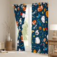 thumbnail image 4 of Feelyou Cartoon Football Baseball Black Out Curtains, Basketball Gaming Curtains Pack of 2 (42x63 Each), Blue Leopard Print Bedroom Curtains, Living Room Curtains Decor, 4 of 7