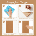 thumbnail image 5 of Cork Board Bulletin Board, Small Rectangular Pin Board for Wall, Self-Adhesive Cork Board for Office, School and Home, 5 of 7