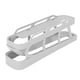 thumbnail image 3 of Dispensador de huevos con ruedas, 2 niveles, ahorro de espacio, soporte automático para huevos enrollable para refrigerador, encimera, gris, 3 of 10