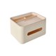 thumbnail image 1 of Yhmxh Cajón de papel de escritorio - Mesa de centro multifuncional para el hogar - Caja de pañuelos - Caja de almacenamiento multifuncional para control remoto de escritorio para sala de estar, 1 of 3