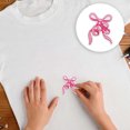 thumbnail image 3 of Bow Iron on Patch, Embroidered Iron on/Sew on Patch Girls Bow Ties Applique for Clothes, Dress, Hat, Jeans, DIY Accessories, 3 of 5