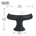 thumbnail image 4 of 4 Pcs Brown Deer Animal Knobs for Kitchen Cabinet Cupboard Dresser Bookcase Drawer Pulls Handles Round Home Decor, 4 of 8