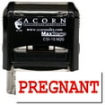 thumbnail image 1 of Self-Inking Pregnant Stamp with Orange Ink, 1 of 4